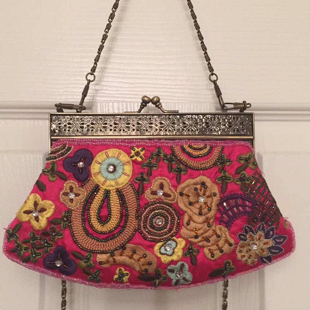 Bohemian Glass Bead Handbag